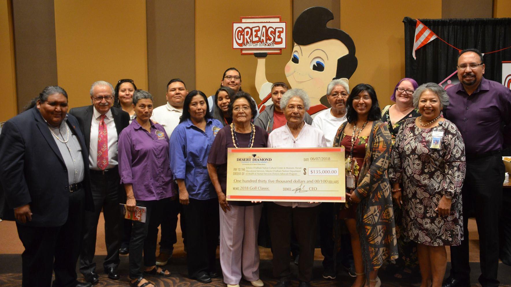 Tohono O'odham casinos donate $135,000 to three organizations